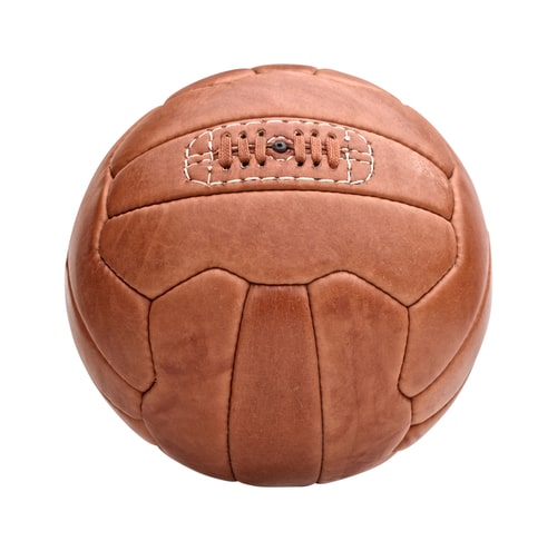 Leather classic football ball
