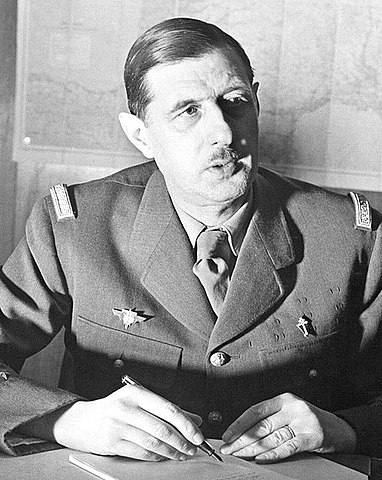 President Charles de Gaulle of France