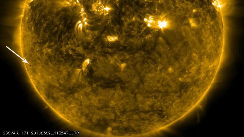Mercury Transit Across the Sun. facts about the Sun