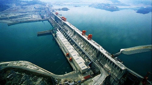 The Three Gorges Dam.