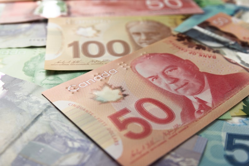 Canadian dollar notes