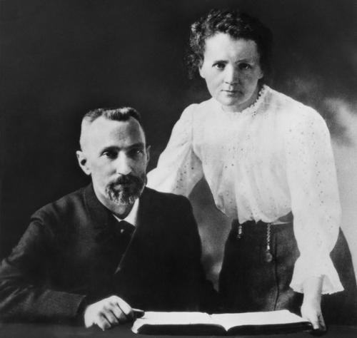 The couple shared the 1903 Nobel Prize in Physics with physicist Henri Becquerel.