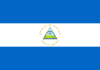 The flag of Nicaragua.