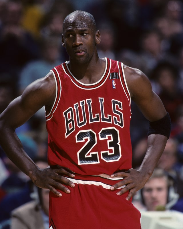 Chicago Bulls superstar Michael Jordan, #23.