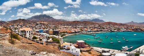 Mindelo is a port town on the Cape Verde in the northern part of the island Sao Vicente.