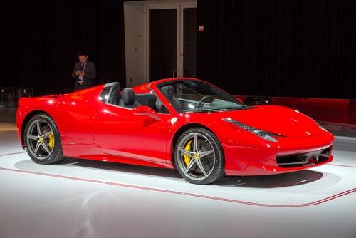 Ferrari 458 Spider at the AutoRAI 2015. Interesting facts about Cars:
