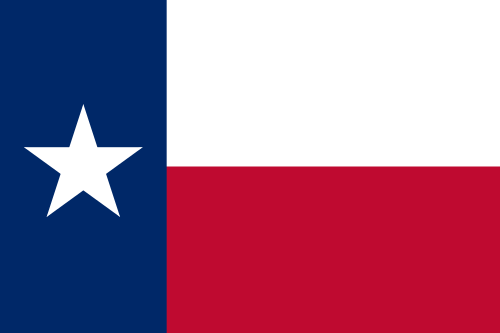 Flag of Texas. Texas fact file