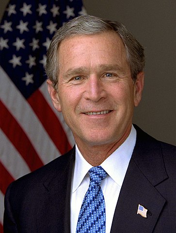 George W. Bush 43rd president of the United States of America.