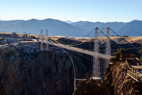Royal Gorge Bridge in Colorado. facts about Colorado