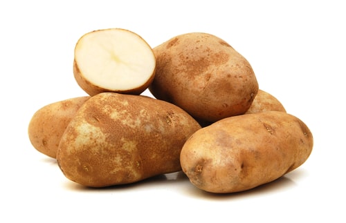 A long russet potato.