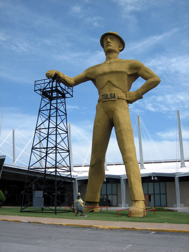 Golden Driller, Tulsa, Oklahoma.