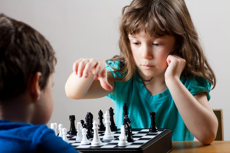 kids playing Chess in Ukraine
