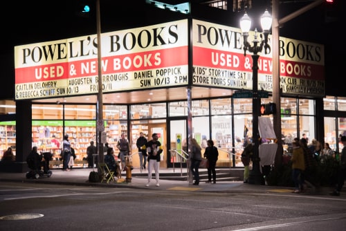 Powell's Books In the city of Portland, Oregon.