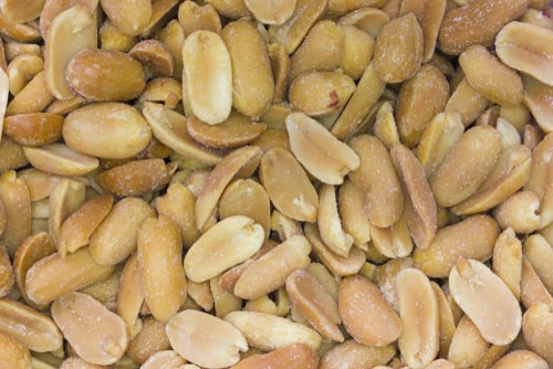 Salted Virginia peanuts.