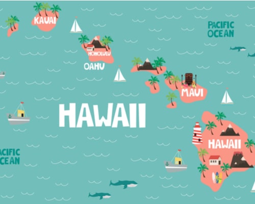 Islands in Hawaii. Hawaii fact sheet