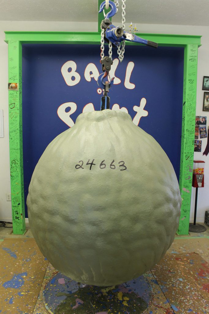 World's largest ball of paint in Indiana.