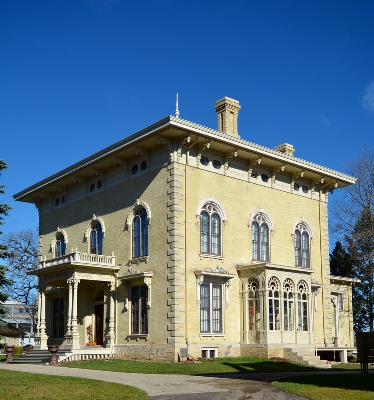 Lincoln-Tallman House located in Janesville, Wisconsin