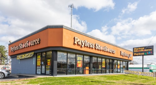 A Payless Shoe Source store. 