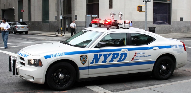 A New York Highway Patrol car from New York Police Department
