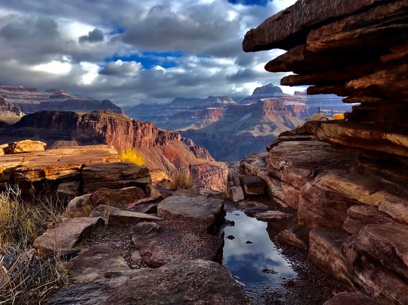 Beauty After a Winter Storm in Grand Canyon, Arizona. facts about Grand Canyon. 
