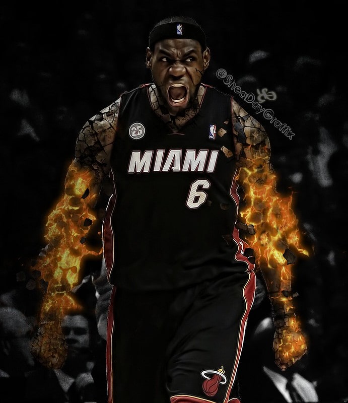 LeBron James on Fire. facts about Lebron James