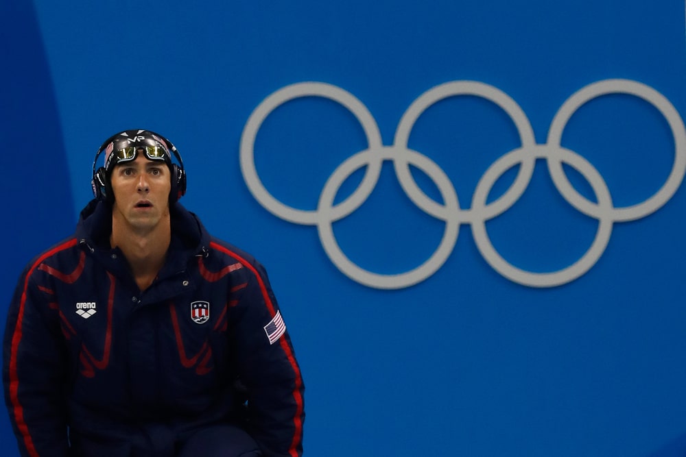 Michael Phelps during Olympics. facts about Michael Phelps