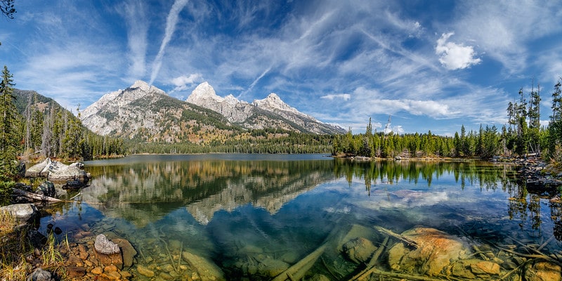 Taggart Lake. facts about Grand Teton National Park