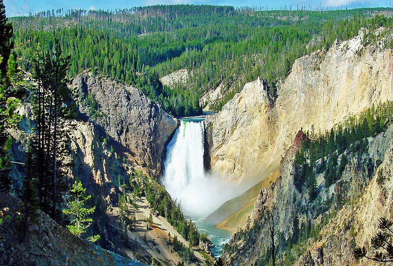 How Yellowstone Got Its Name, Lower Falls