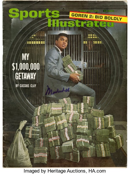 Muhammad Ali on Sports Illustrated cover. Muhammad Ali facts.