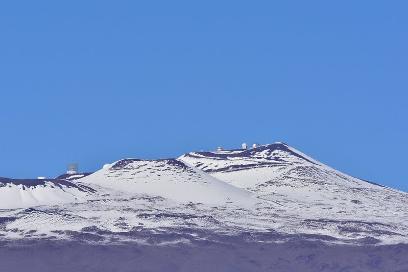 Mauna Kea summit and observatory 