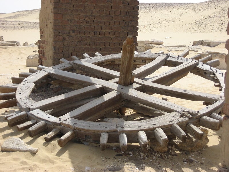 Egypt's oldest water wheel
