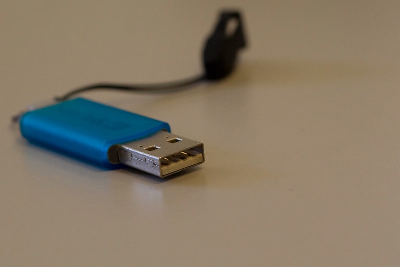 A USB drive, computers facts