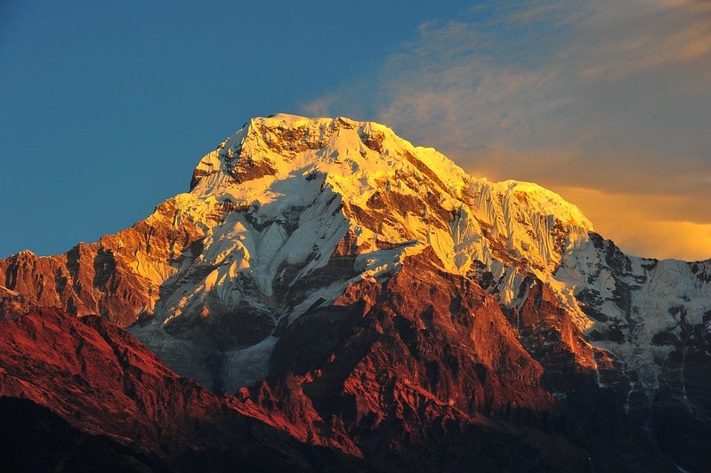 The Burning Dhaulagiri, The world's seventh-highest mountain