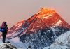 Evening colored view of Mount Everest fact file of world's highest mountains