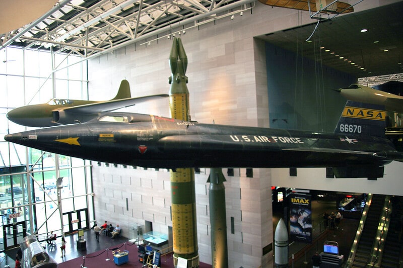 The North American X-15, the world's first operational spaceplane.