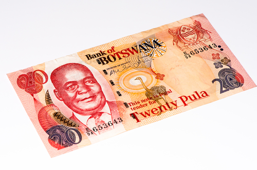 Pula, currency of Botswana