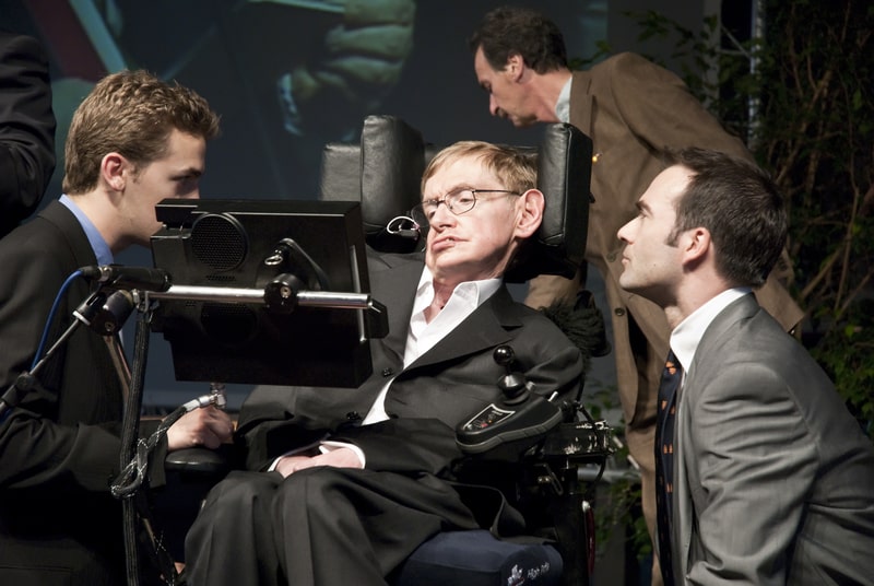 Professor Stephen Hawking conference in Italy