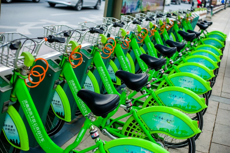 China green shared cycling