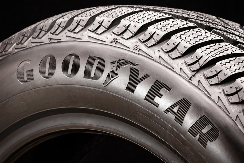 Goodyear tyre side profile. Connecticut facts