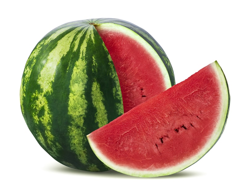 Big watermelon and slice, facts about Arkansas