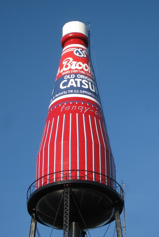 World's Largest Catsup Bottle. Facts about Illinois